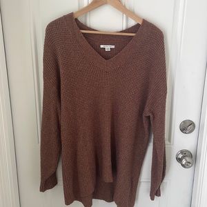 Brown oversized sweater